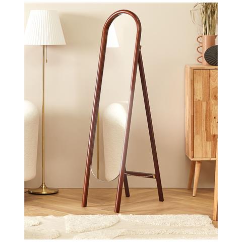 Specchio Da Terra Legno Scuro 30 X 150 Cm Chelles - Foto 1