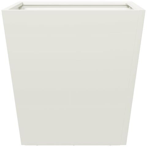 Fioriere da Giardino 2 pz Bianche 40x40x40 cm in Acciaio - Foto 10