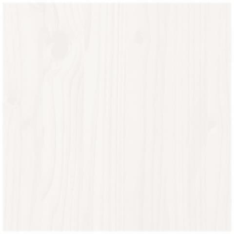 Set Salotto da Giardino 5 pz Bianco in Legno Massello di Pino - Foto 9