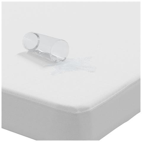 Coprimaterasso Bianco 180x220 Cm Impermeabile - Foto 3