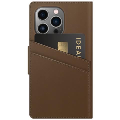 Custodia Per Iphone 13 Pro Folio Lussuosa Con Portacarte, Marrone - Foto 2