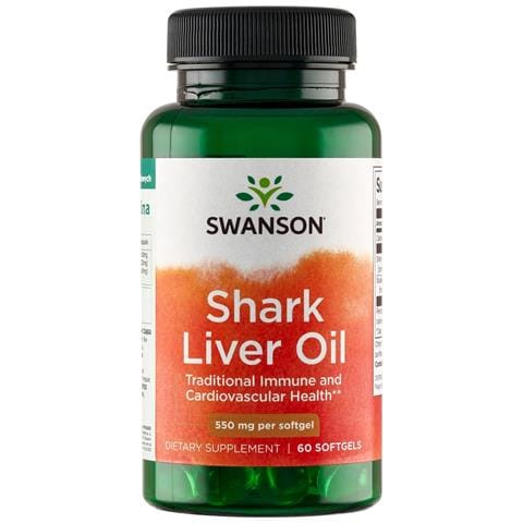 Olio Di Fegato Di Squalo 550 Mg, 60 Capsule Molli - Foto 1