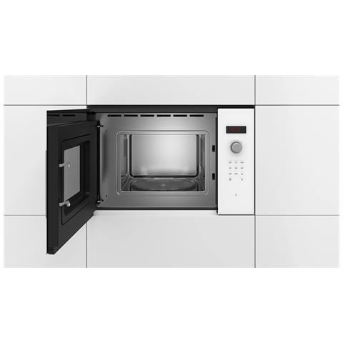 Serie 4 BFL523MW1F forno a microonde Bianco Solo microonde Da incasso 20 L 800 W - Foto 2