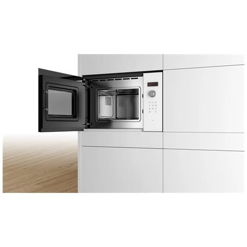Serie 4 BFL523MW1F forno a microonde Bianco Solo microonde Da incasso 20 L 800 W - Foto 4