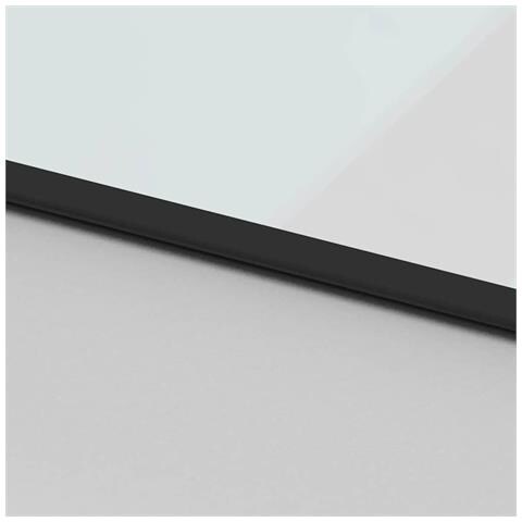 Porta Scorrevole Set Ferramenta Nera 90x205 cm Vetro Temperato - Foto 2