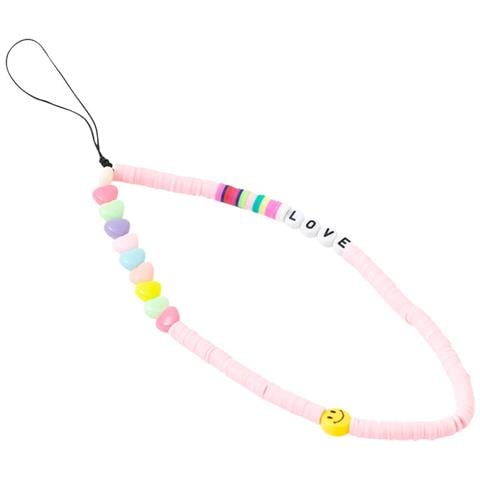 Cinturino Da Polso Rimovibile Per Smartphone Universale Con Design Love, Rosa - Foto 1