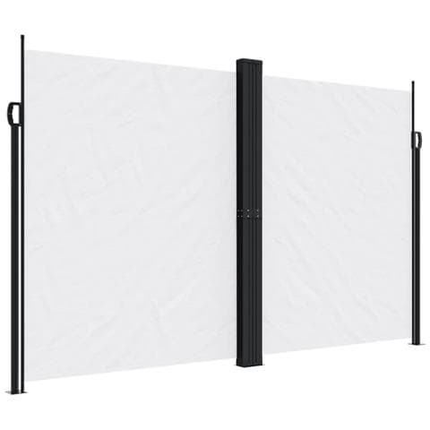 Tenda Da Sole Laterale Retrattile Bianca 200x1200 Cm - Foto 2