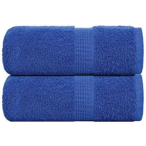 Asciugamani Ospiti 2 Pz Blu 30x50 Cm 360 G/m 100% Cotone - Foto 1