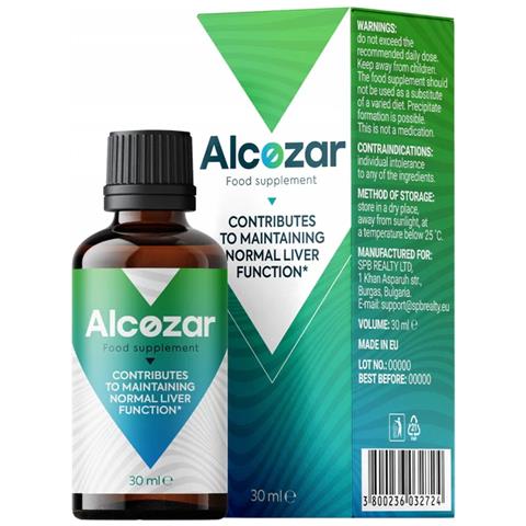 Alcozar - Supporto Naturale Nella Lotta Contro La Dipendenza Da Alcol 30 Ml - Foto 1