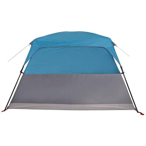 Tenda da Campeggio a Cabina per 4 Persone Blu Impermeabile - Foto 2