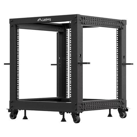 Lanberg OR01-6112-B, Rack indipendenti, 12U, 600 kg, Rotelle, 22 kg, Nero - Foto 7