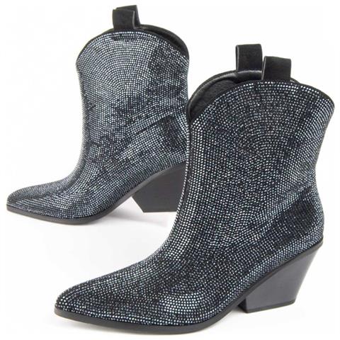 Stivale Con Tacco Botirey9 Nero. - Foto 1