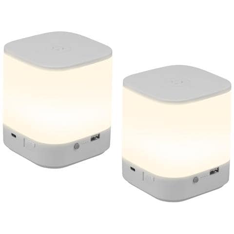 Set Di 2 Lampade Da Tavolo A Led Bianche Dimmerabili - Foto 1