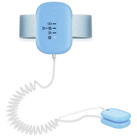 Allarme Enuresi Notturna Cablato Magnetico: Soluzione Efficace Per Incontinenza Notturna Blue - Foto 1