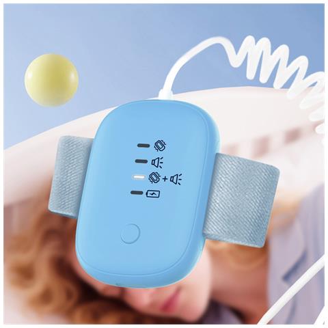 Allarme Enuresi Notturna Cablato Magnetico: Soluzione Efficace Per Incontinenza Notturna Blue - Foto 4
