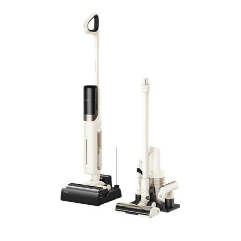Scopa Elettrica 2 in 1 Tech K30 MIX Capacità 0.6 L Senza Sacco Potenza 18000 Pa Colore Nero Bianco - Foto 1