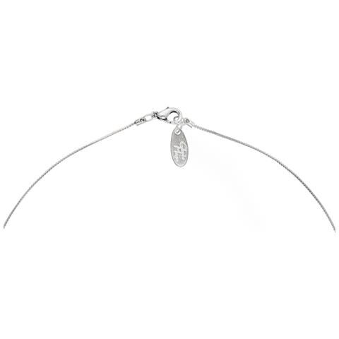 Collana Lunga Con Catena Ufo Placcata Argento 90 Cm - Foto 2