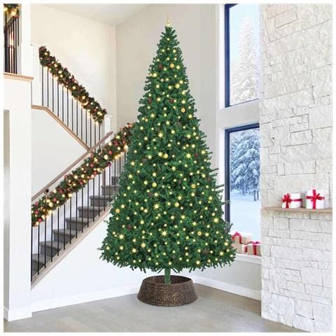 Collare per Albero di Natale Nero 90 x 90 x 28 cm - Foto 2