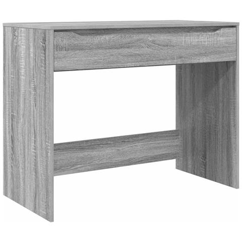 Scrivania Grigio Sonoma 100 x 50 x 78 cm Legno multistrato - Foto 1