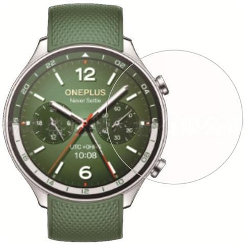 Protezione Schermo In Vetro Temperato Hd Con Bordo Curvo (confezione Da 2) Compatibile Con Oneplus Watch 2r - Foto 1