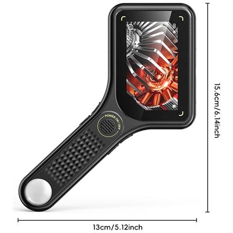 Microscopio Digitale Lcd Da 3 Pollici Con Ingrandimento 500x - Nero - Foto 7