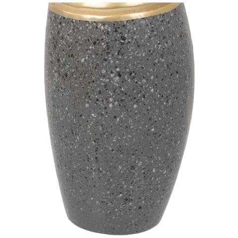Vaso In Ceramica Dorata 12x12x33h - Foto 6