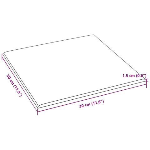 Testiera da Parete 12 pcs Grigio 30 x 30 cm Tessuto - Foto 6
