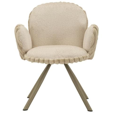 Set 2 Sedie Stoccolma -b- Imbottite Crema 64x68x83 Cm, Seduta H 45 Cm - Foto 2