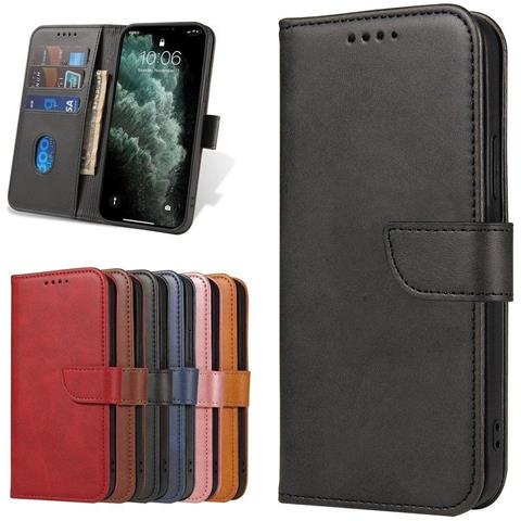 Custodia Magnetica Elegante Con Flap E Funzione Supporto Per Poco M4 Pro 5g Nera - Foto 5