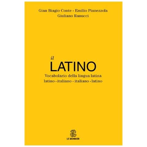 Gian Biagio Conte - Il latino. Vocabolario della lingua latina. Latino-italiano italiano-latino - Foto 2