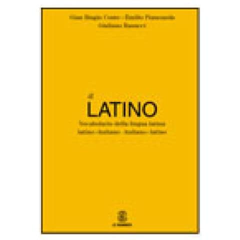 Gian Biagio Conte - Il latino. Vocabolario della lingua latina. Latino-italiano italiano-latino - Foto 1