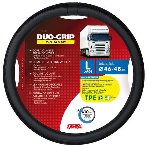 Coprivolante Tpe Duo-grip L 46-48cm Nero - Foto 1