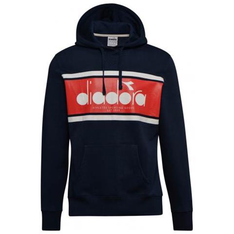 felpa diadora con cappuccio