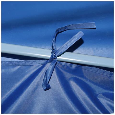 Tenda Pieghevole Pop-up Con 5 Pareti Laterali 3x9 M Blu - Foto 2