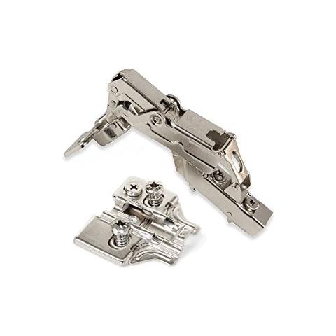 1013107 Kit Cerniera Mezzo Collo Con Scodellino Ø35mm 165chiusura Soft E Basetta Euro Con Regolazione Eccentrica, Set Di 10 - Foto 2