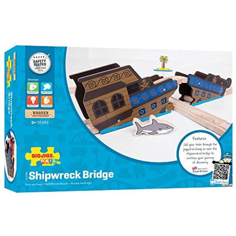 Bigjigs Ferroviario Ponte Di Forma Relitto - Foto 3