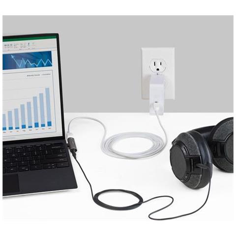Usb C Audio + Charge Adapter 3.5mm Headset Jack + Pd Charging - Foto 2