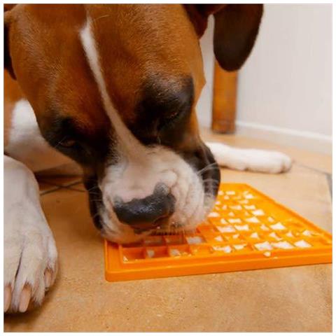 Iinnovative Lickimat Playdate Treat Mat Arancione - Foto 2