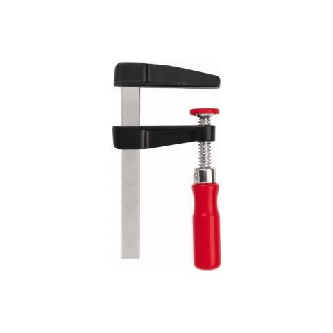 LM20/5 Morsetto a barra 200mm Nero, Rosso, Acciaio inossidabile morsa - Foto 1