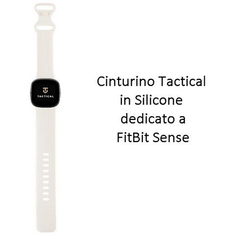 Cinturino 717 Originale Silicone Per Fitbit Sense Begie - Foto 2