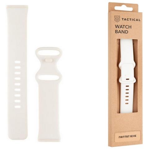Cinturino 717 Originale Silicone Per Fitbit Sense Begie - Foto 1
