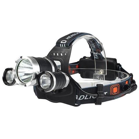 Lampada Frontale Resistente All'acqua Con 3 Led Ricaricabili - Foto 11