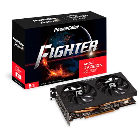 RX 7600 8G-F AMD Radeon RX 7600 8 GB GDDR6 - Foto 6