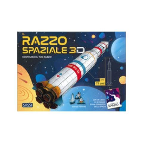Alberto Borgo - Il razzo spaziale 3D. Costruisci il tuo razzo! Ediz. a colori. Con modellino - Foto 1