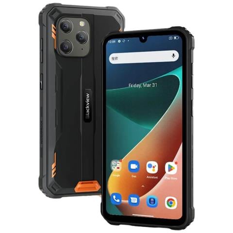 BV5300 PRO 15,5 cm (6.1") Doppia SIM Android 12 4G USB tipo-C 4 GB 64 GB 6580 mAh Nero, Arancione - Foto 1