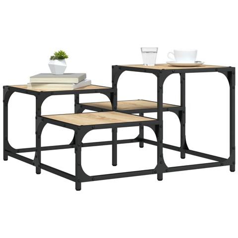 Tavolino Da Salotto Rovere Sonoma 68x68x40 Cm Legno Multistrato - Foto 1