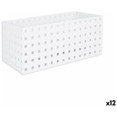 Contenitori Per Cassetti Confortime Bianco 27,5 X 13,5 X 12,2 Cm (12 Unità) - Foto 1