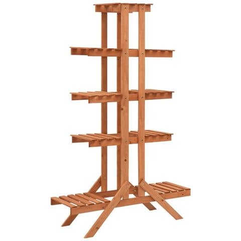 Supporto Per Piante 83x25x132 Cm In Legno Massello Di Abete - Foto 1