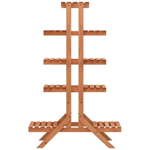 Supporto Per Piante 83x25x132 Cm In Legno Massello Di Abete - Foto 2