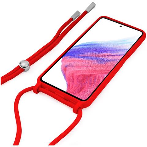 8434847060866 custodia 16,5 cm (6.5"") Cover Rosso per Galaxy A53 5G - Foto 2
